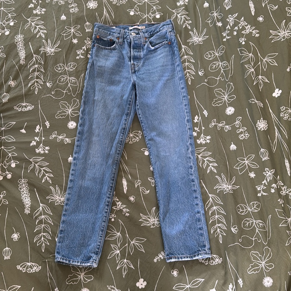 Levi's Blue Straight Leg Women's Jeans